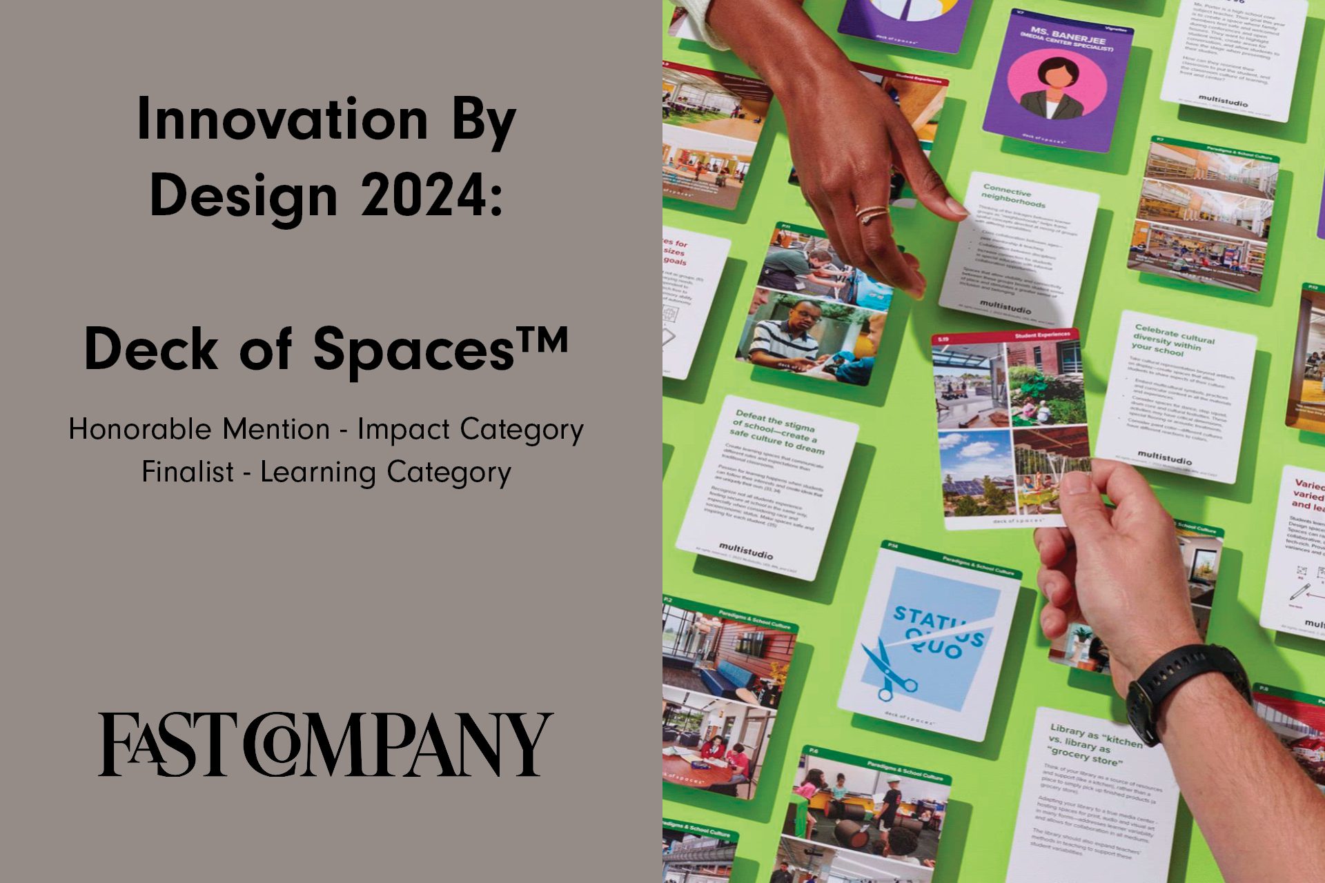 Multistudio’s Deck of Spaces Wins Fast Company’s 2024 Innovation by ...